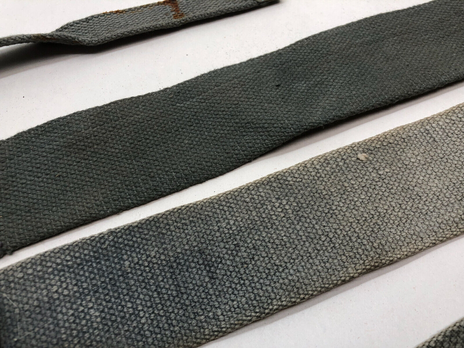 Original WW2 British Royal Air Force Blue 37 Pattern L Strap Set - The Militaria Shop