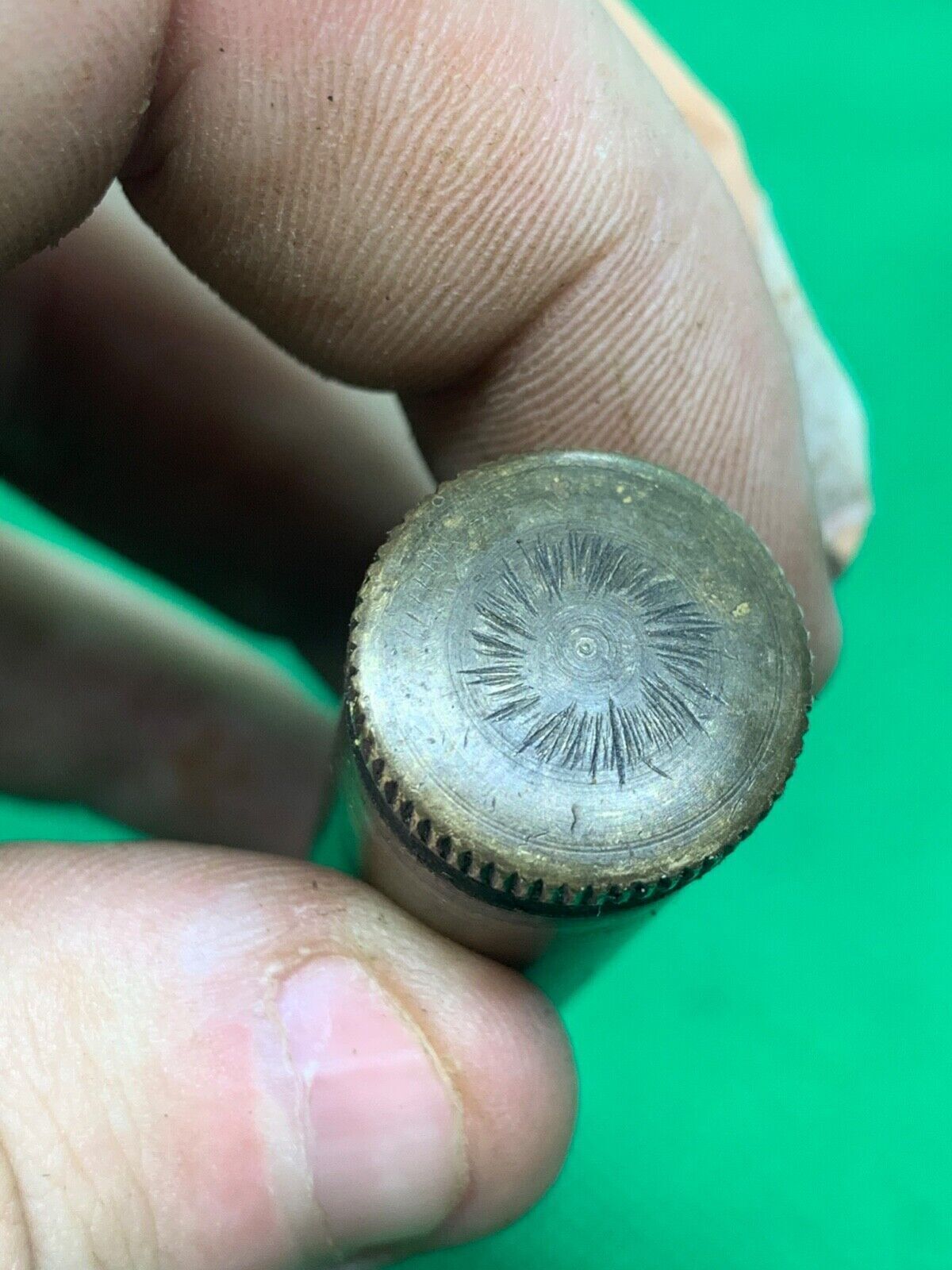 Original WW1 / WW2 British Army SMLE Lee Enfield Rifle Brass Oil Bottle - The Militaria Shop
