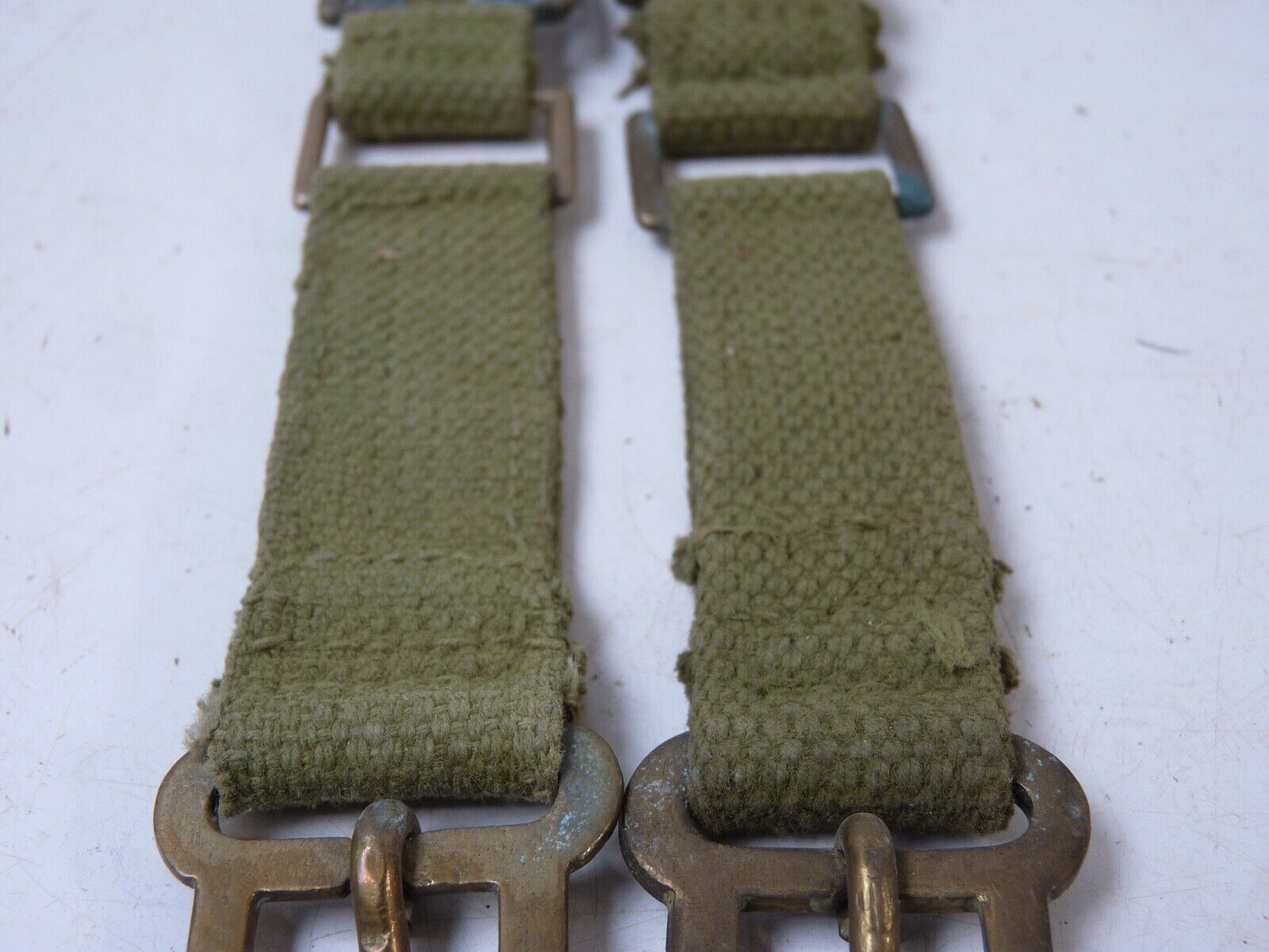 Original WW2 British Army 37 Pattern Webbing Brace Adaptor Pair - The Militaria Shop