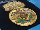 British Army Bullion Embroidered Blazer Badge - Royal Scots Fusiliers - The Militaria Shop