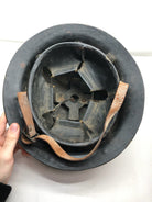 Original WW2 British Home Front Civillian / Private Purchase Helmet - Complete! - The Militaria Shop
