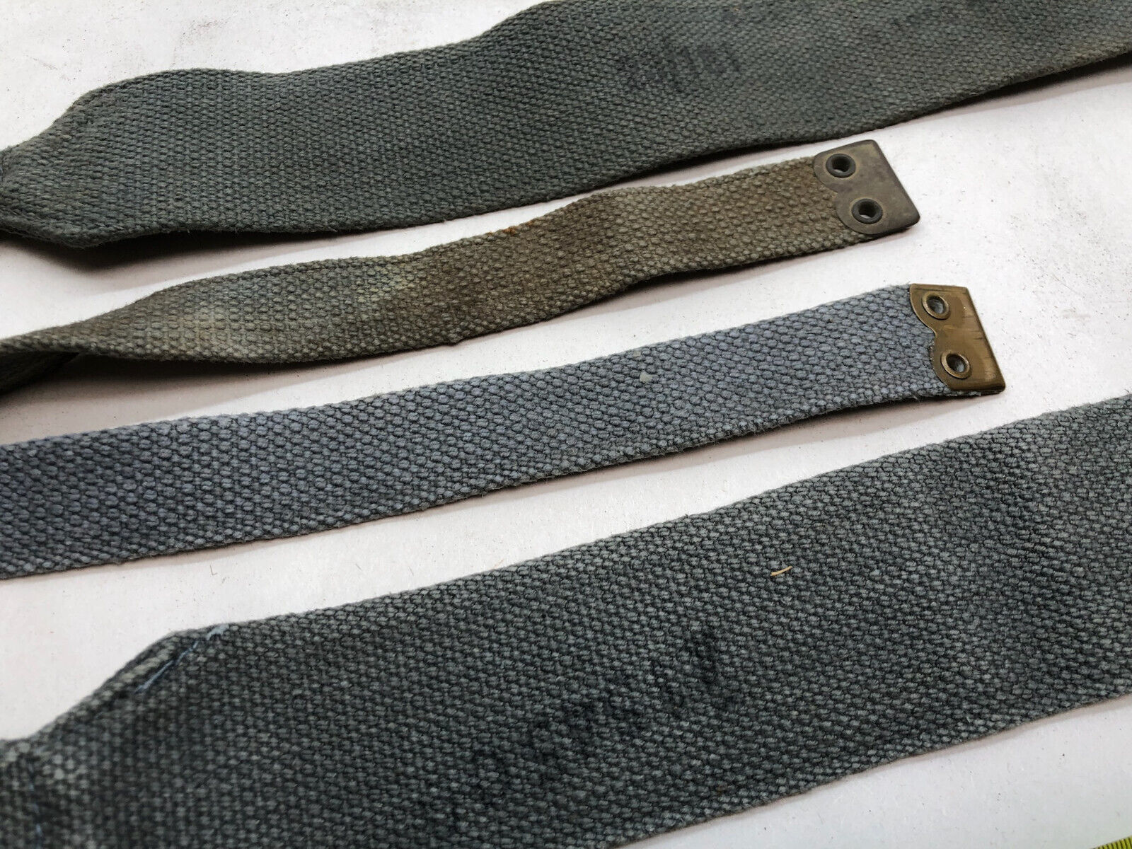 Original WW2 British Royal Air Force Blue 37 Pattern L Strap Set - The Militaria Shop