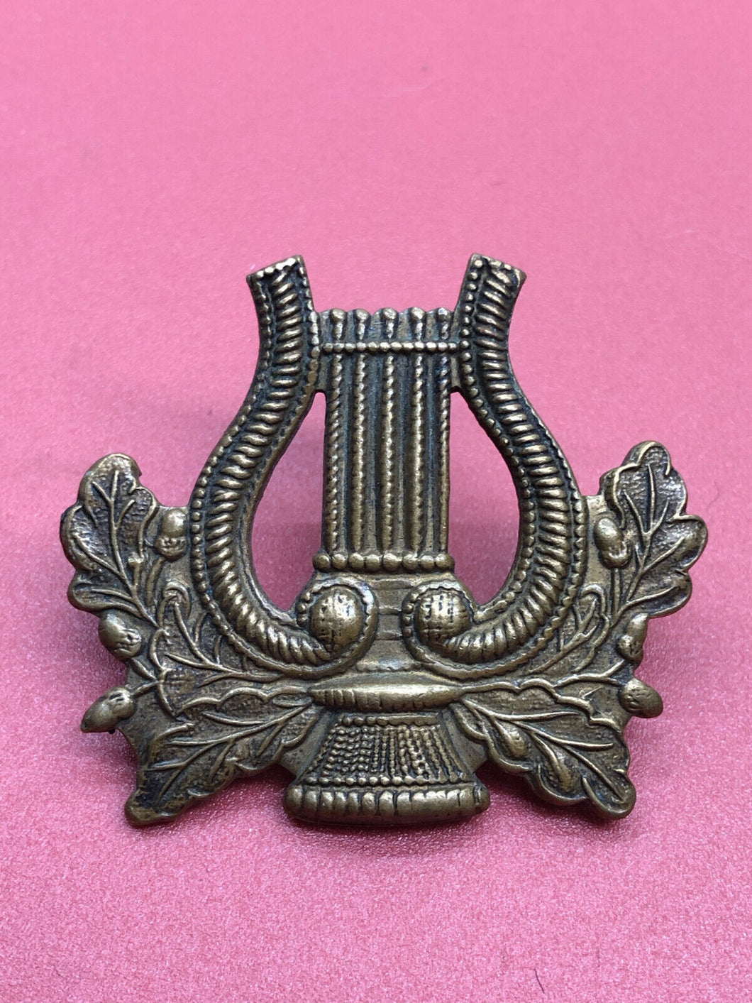 Original WW2 British Army Musicians Cap Badge - The Militaria Shop