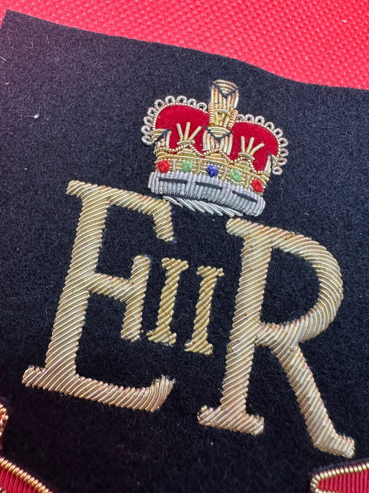 British Army Bullion Embroidered Blazer Badge - Military Provost Staff Corps - The Militaria Shop