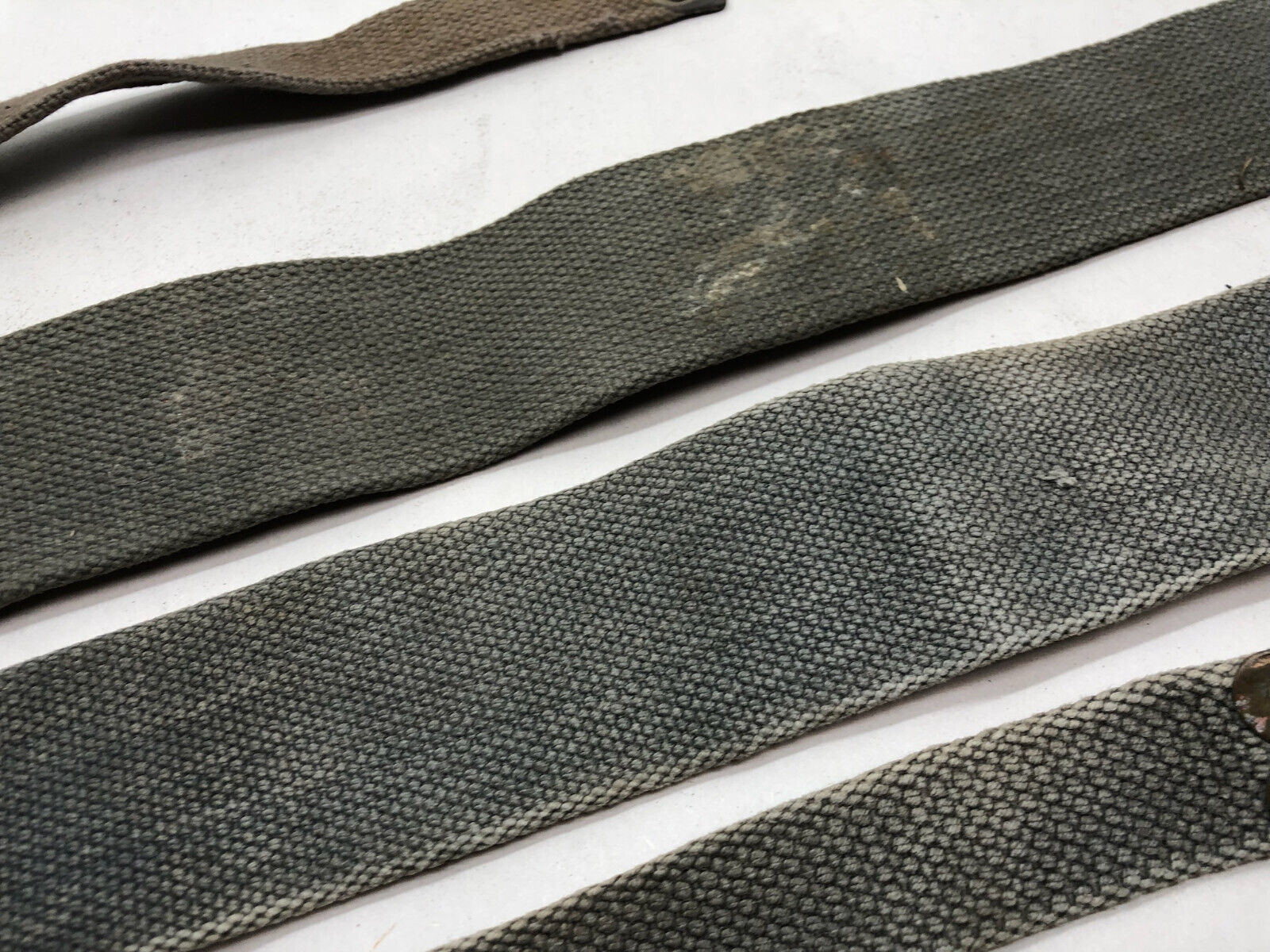 Original WW2 British Royal Air Force Blue 37 Pattern L Strap Set - The Militaria Shop