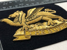 British Army Bullion Embroidered Blazer Badge - Royal East Kent - The Buffs - The Militaria Shop