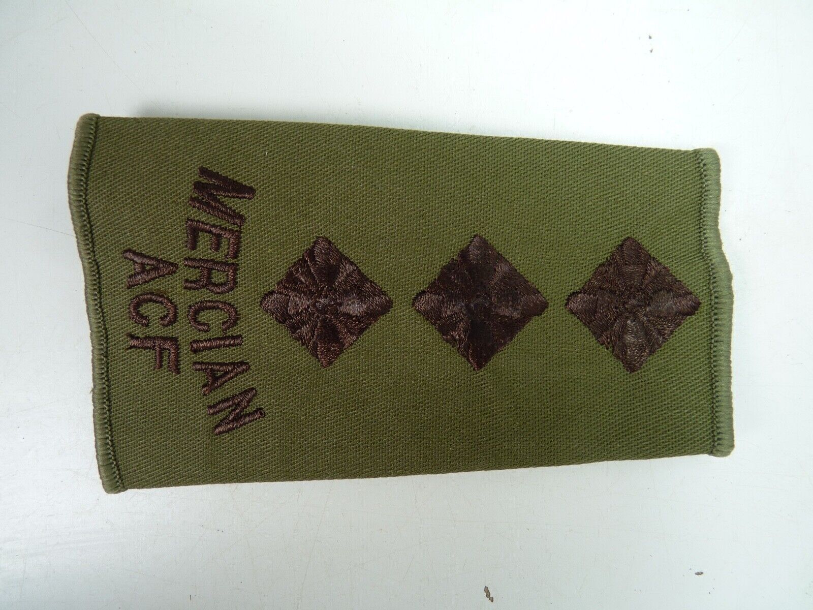 Mercian ACF OD Green Rank Slides / Epaulette Pair Genuine British Army - NEW - The Militaria Shop