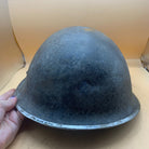 Original WW2 British / Canadian Army Mk3 High Rivet Turtle Army Combat Helmet - The Militaria Shop