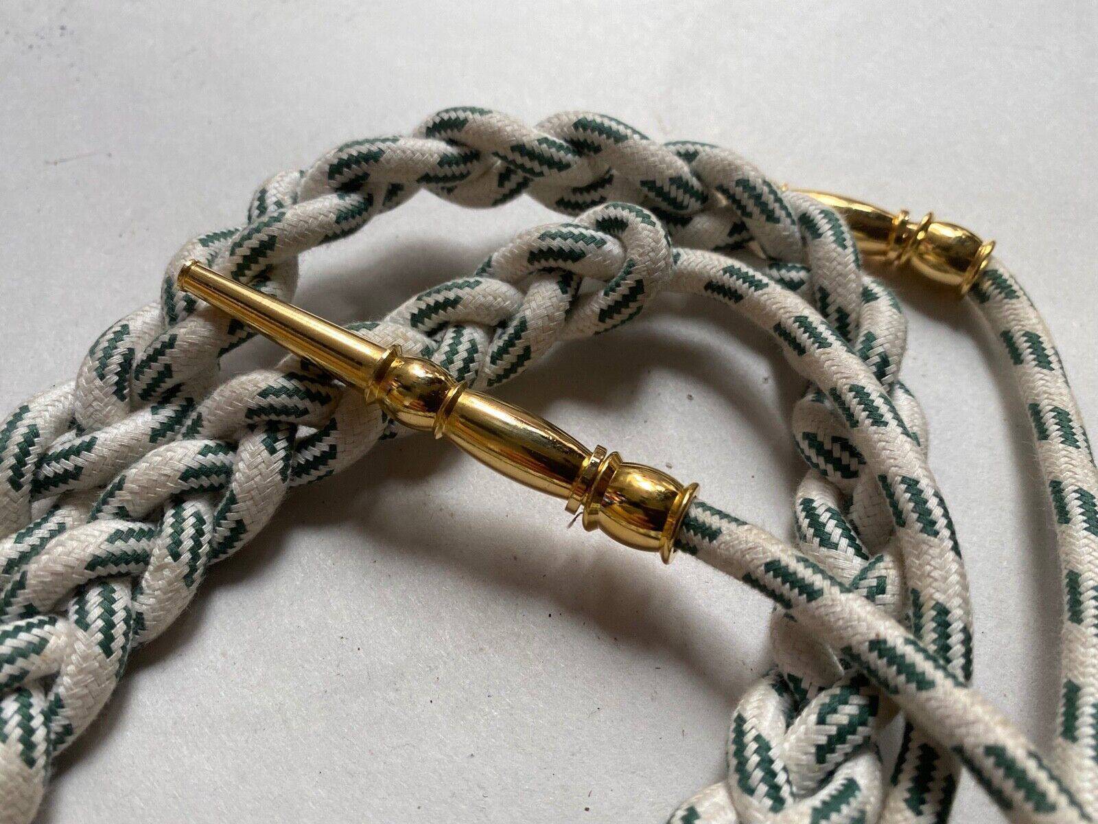 Original British / US / French Army Dress Uniform Lanyard. Lovely quality. - The Militaria Shop