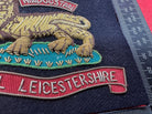 British Army Bullion Embroidered Blazer Badge - Royal Leicestershire -Hindoostan - The Militaria Shop