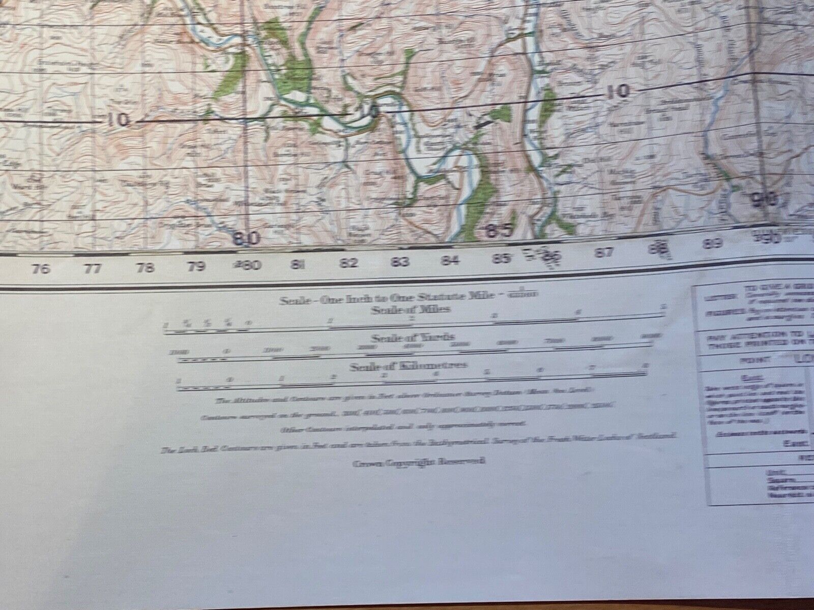 Large WW2 British Army - 1933 dated General Staff map of HARWICK & ESKDALE. - The Militaria Shop