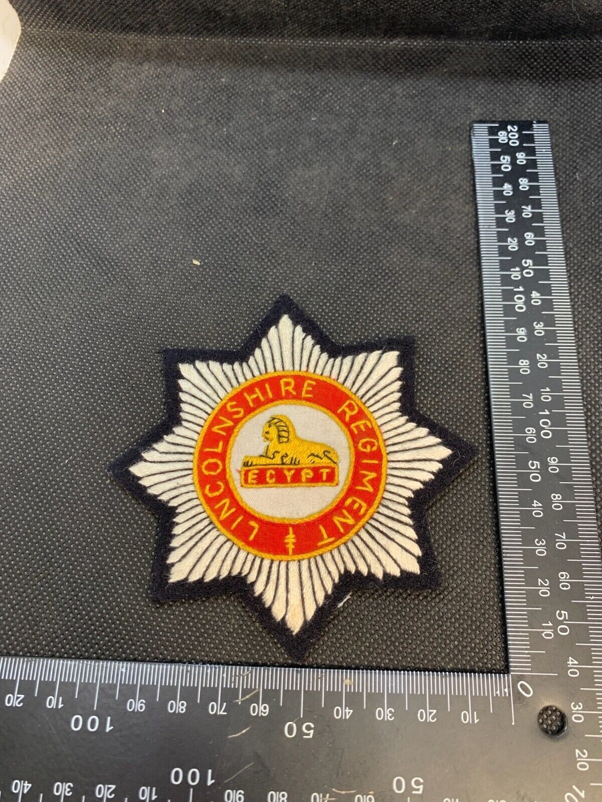 British Army Lincolnshire Regiment Embroidered Blazer Badge - The Militaria Shop