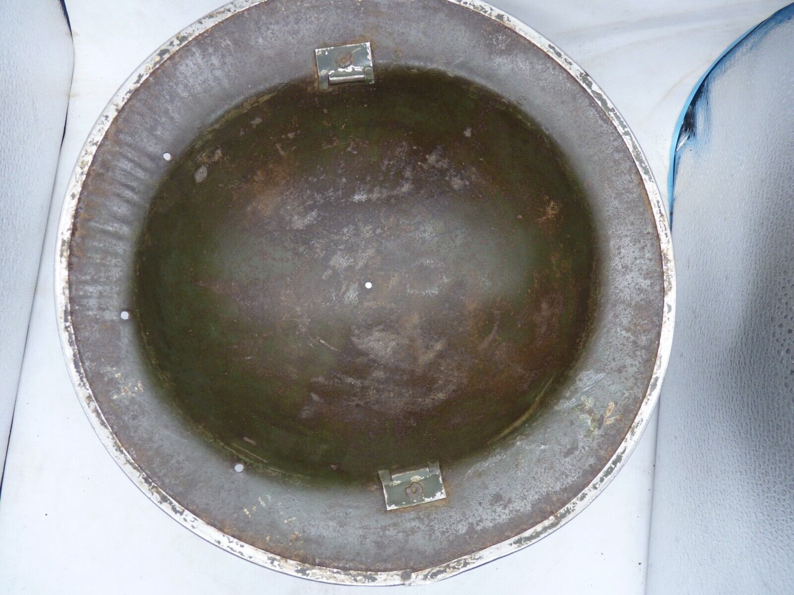 Original WW2 British Style South African Mk2 Army Combat Helmet - The Militaria Shop