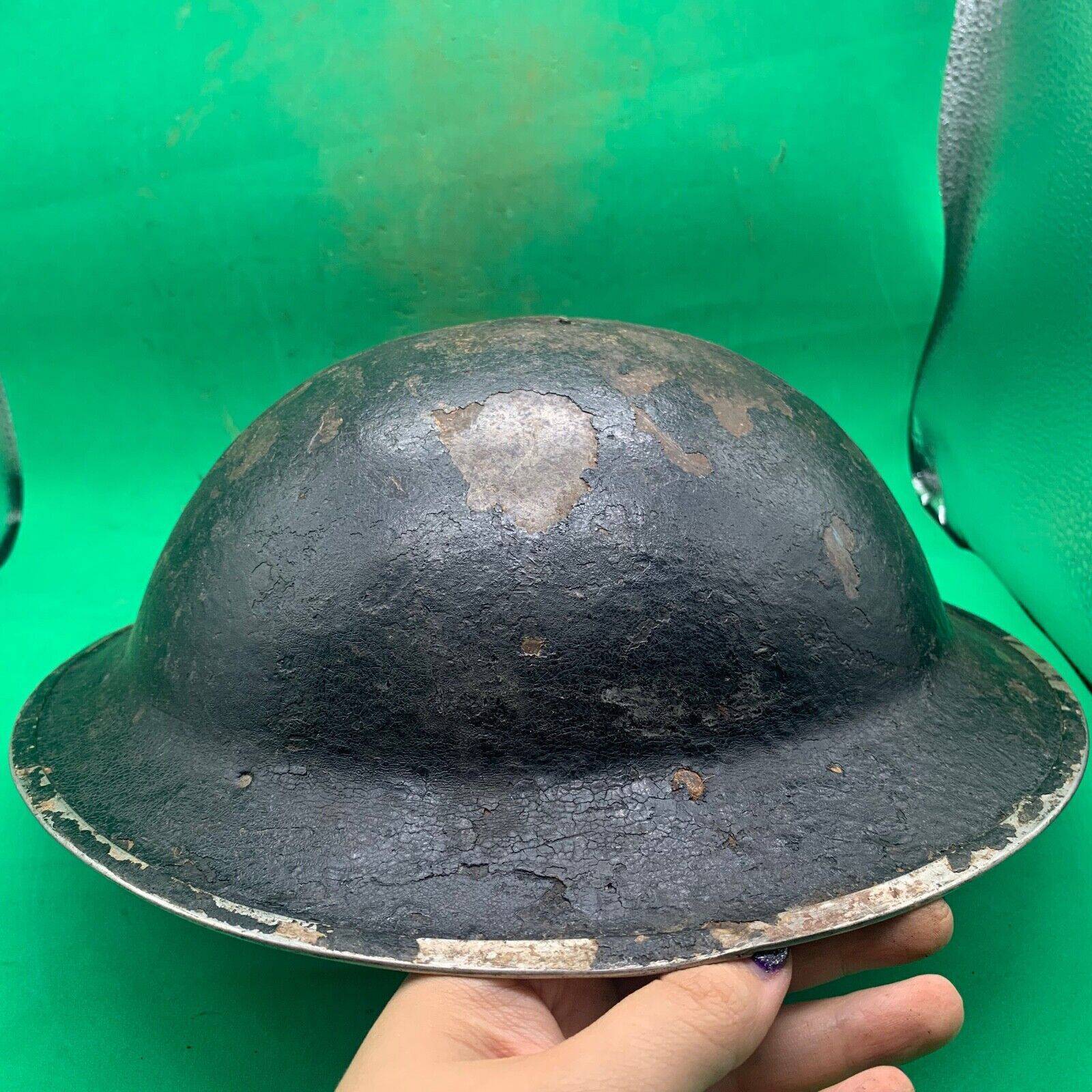 Original WW2 South African Army Mk2 Brodie Helmet - British Style Combat Helmet - The Militaria Shop