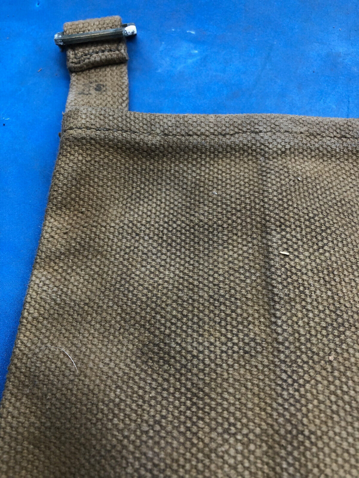 WW2 British Army 37 Pattern Webbing Water Bottle Carrier Harness - 1944 Dated - The Militaria Shop