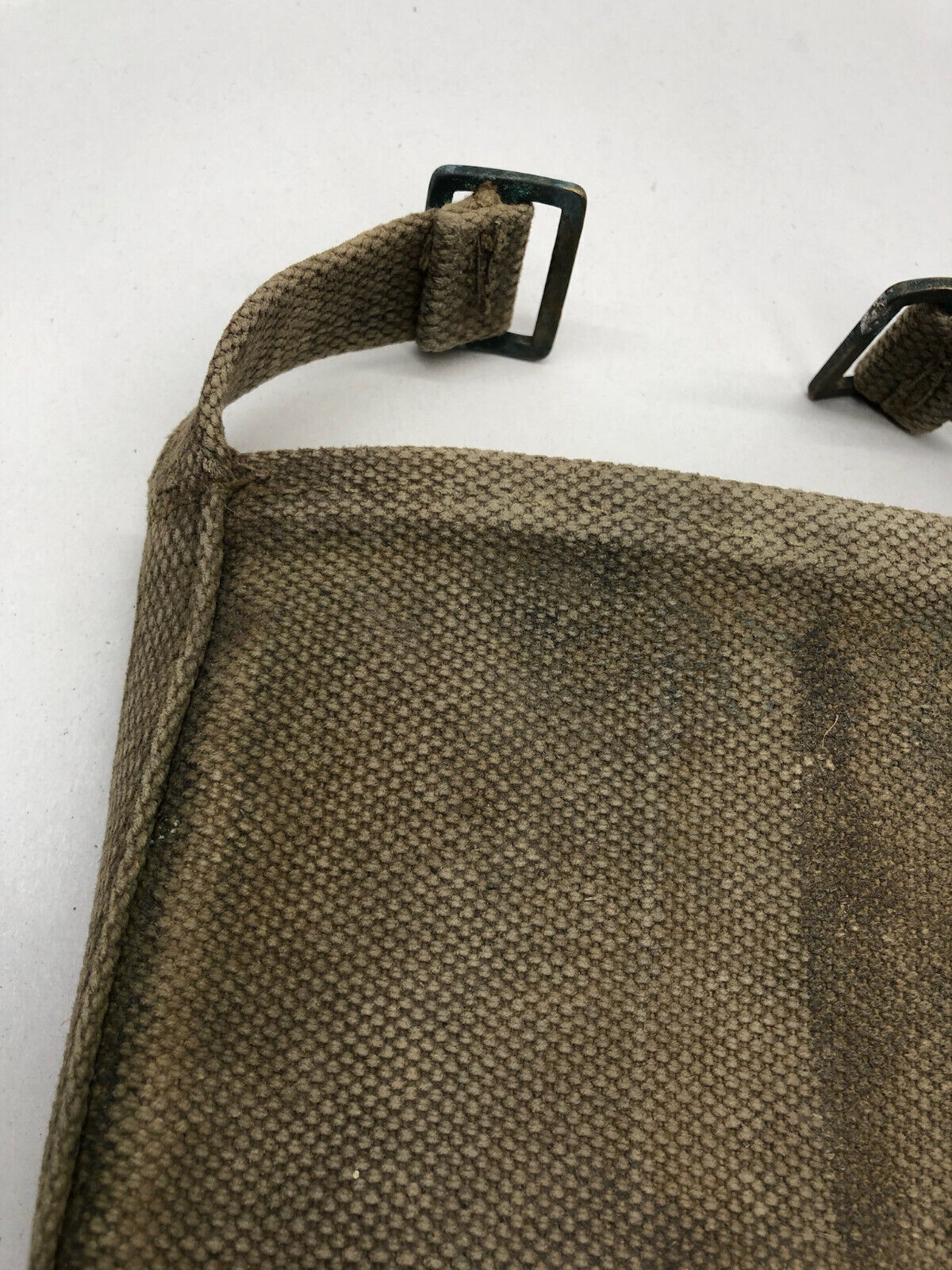 WW2 British Army 37 Pattern Webbing Water Bottle Carrier Harness - 1941 Dated - The Militaria Shop