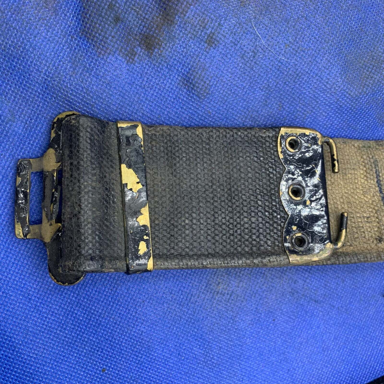 WW2 British Army / RAF 37 Pattern Combat Belt - Used Original - 40" Waist - The Militaria Shop