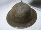Original WW2 British Style South African Mk2 Army Combat Helmet - The Militaria Shop
