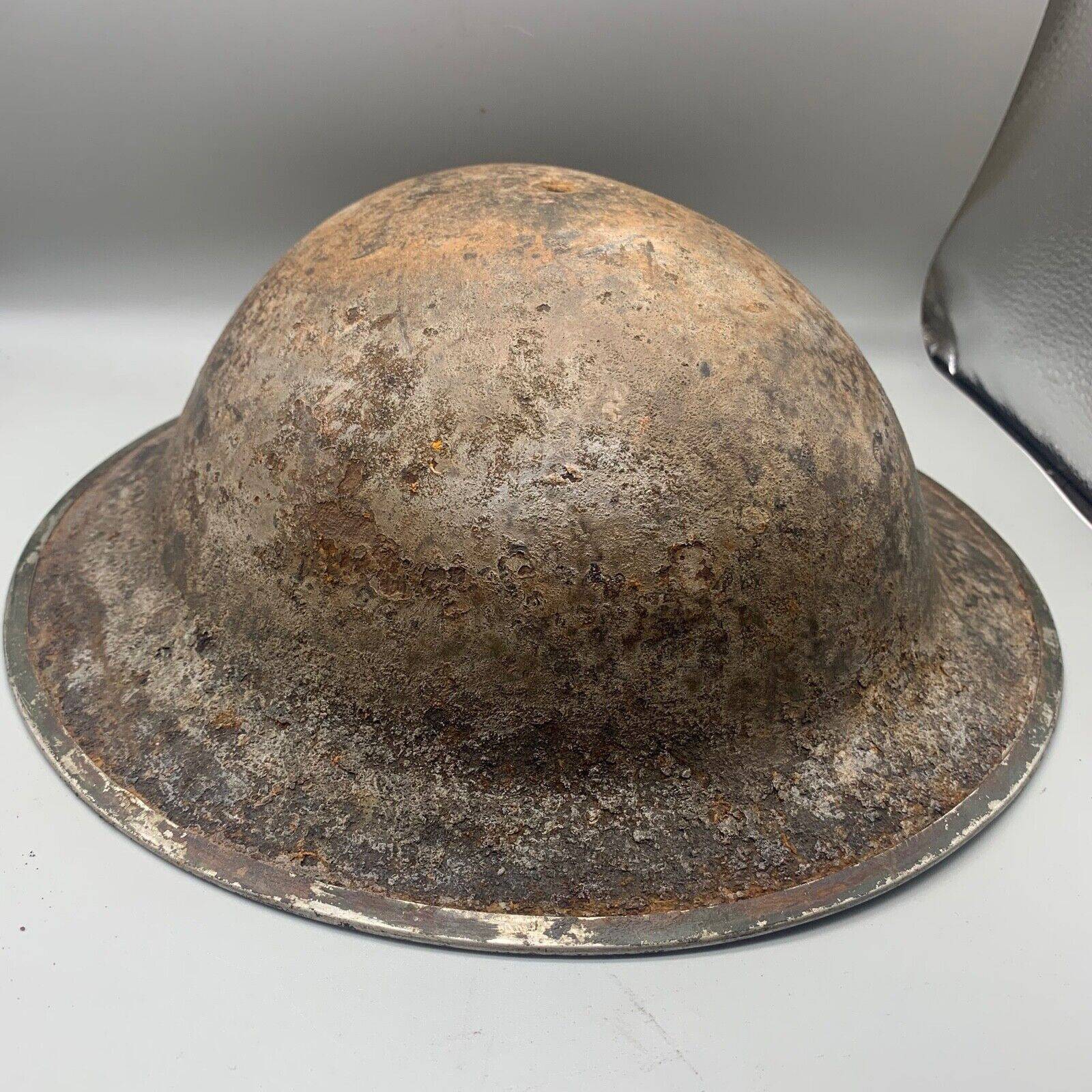 Original WW2 South African Army Mk2 Brodie Helmet - British Style Combat Helmet - The Militaria Shop