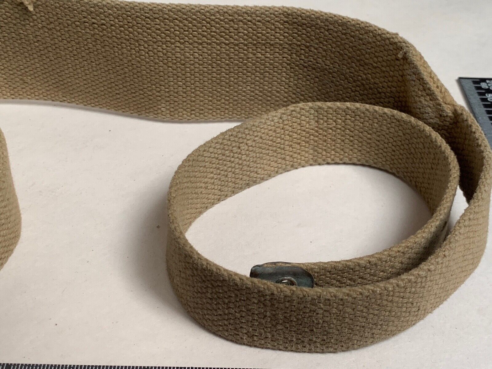 Original WW2 British Army 37 Pattern Shoulder Strap - NORMAL - M.W&S 1942 - The Militaria Shop