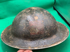British Army Mk2 Brodie Helmet - Original WW2 - South African Manufactured - The Militaria Shop