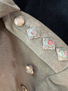 Original WW2 British Army Officers Captains Greatcoat - Savile Row Tailor - The Militaria Shop
