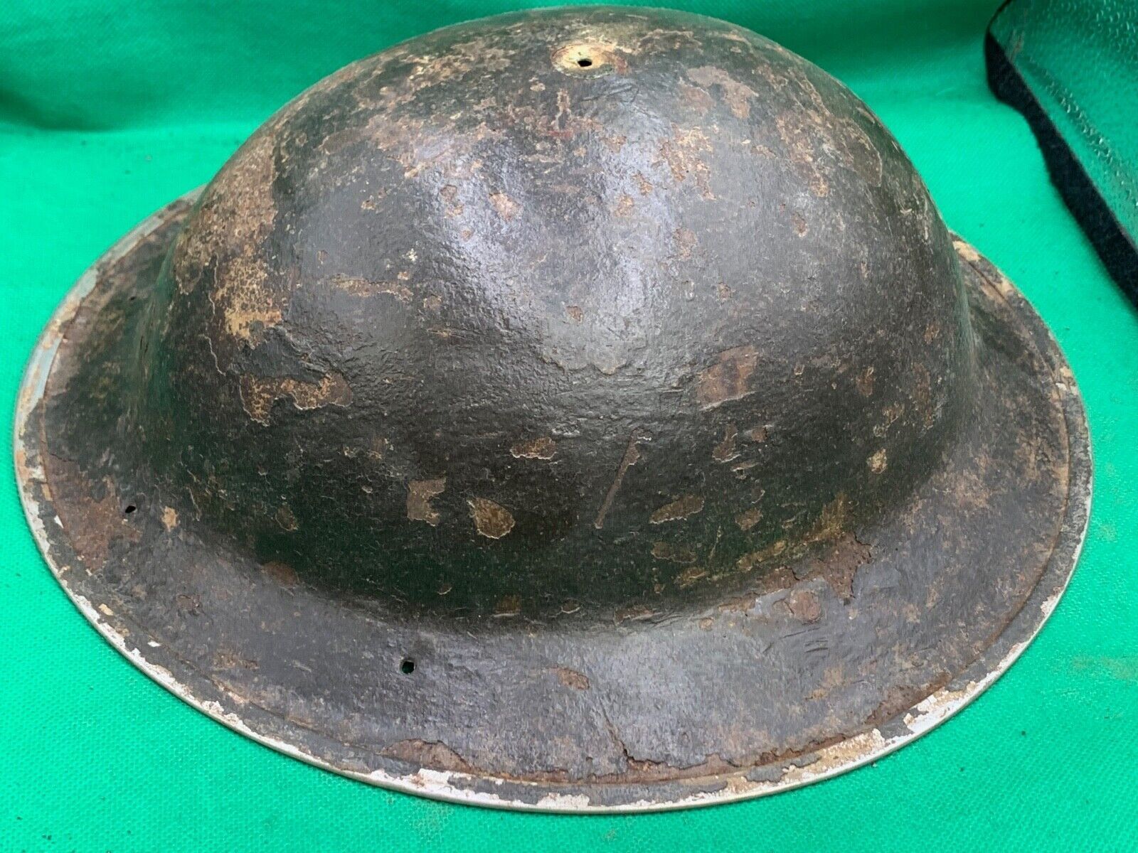 British Army Mk2 Brodie Helmet - Original WW2 - South African Manufactured - The Militaria Shop