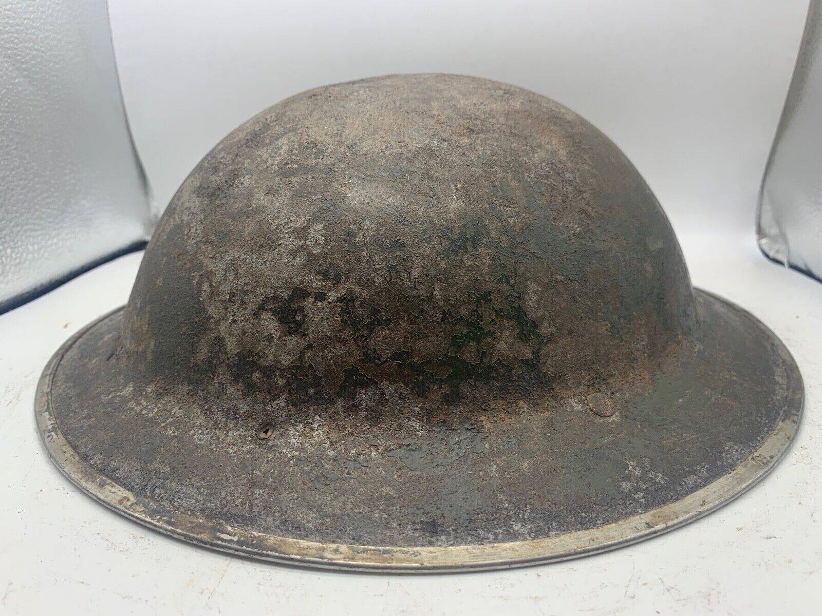 Original WW2 South African Army Mk2 Brodie Helmet - British Style Combat Helmet - The Militaria Shop