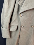 Original WW2 British Army Officers Captains Greatcoat - Savile Row Tailor - The Militaria Shop