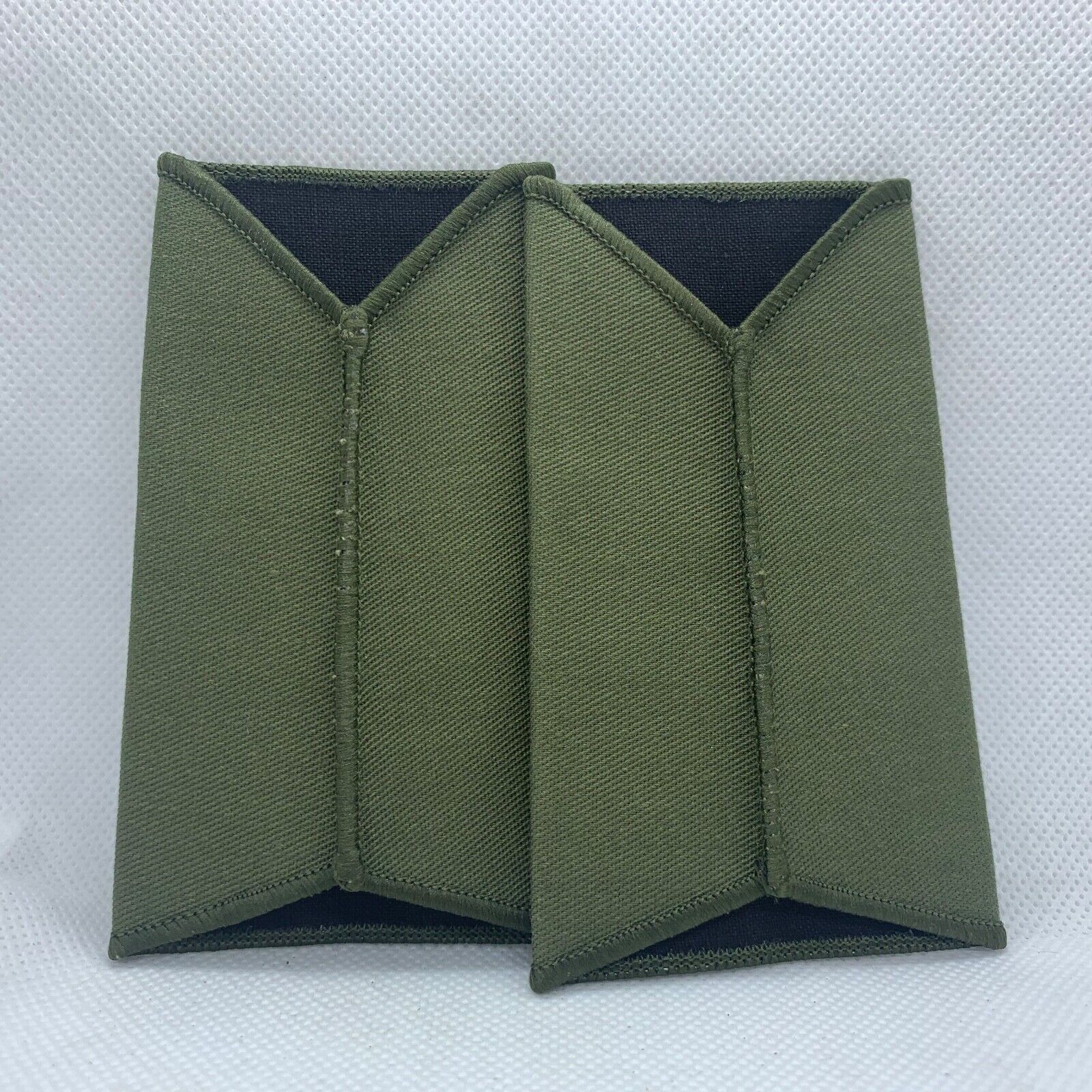 Rifles ACF OD Green Rank Slides / Epaulette Pair Genuine British Army - NEW - The Militaria Shop