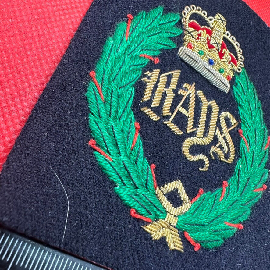 British Army Bullion Embroidered Blazer Badge - 2nd Dragoon Guards - The Militaria Shop