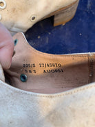 Original WW2 British Army Women's White Summer Shoes - ATS WAAF - Size 225s - The Militaria Shop