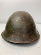 Mk3 Canadian / British Army Original WW2 Turtle Helmet High Rivet - The Militaria Shop