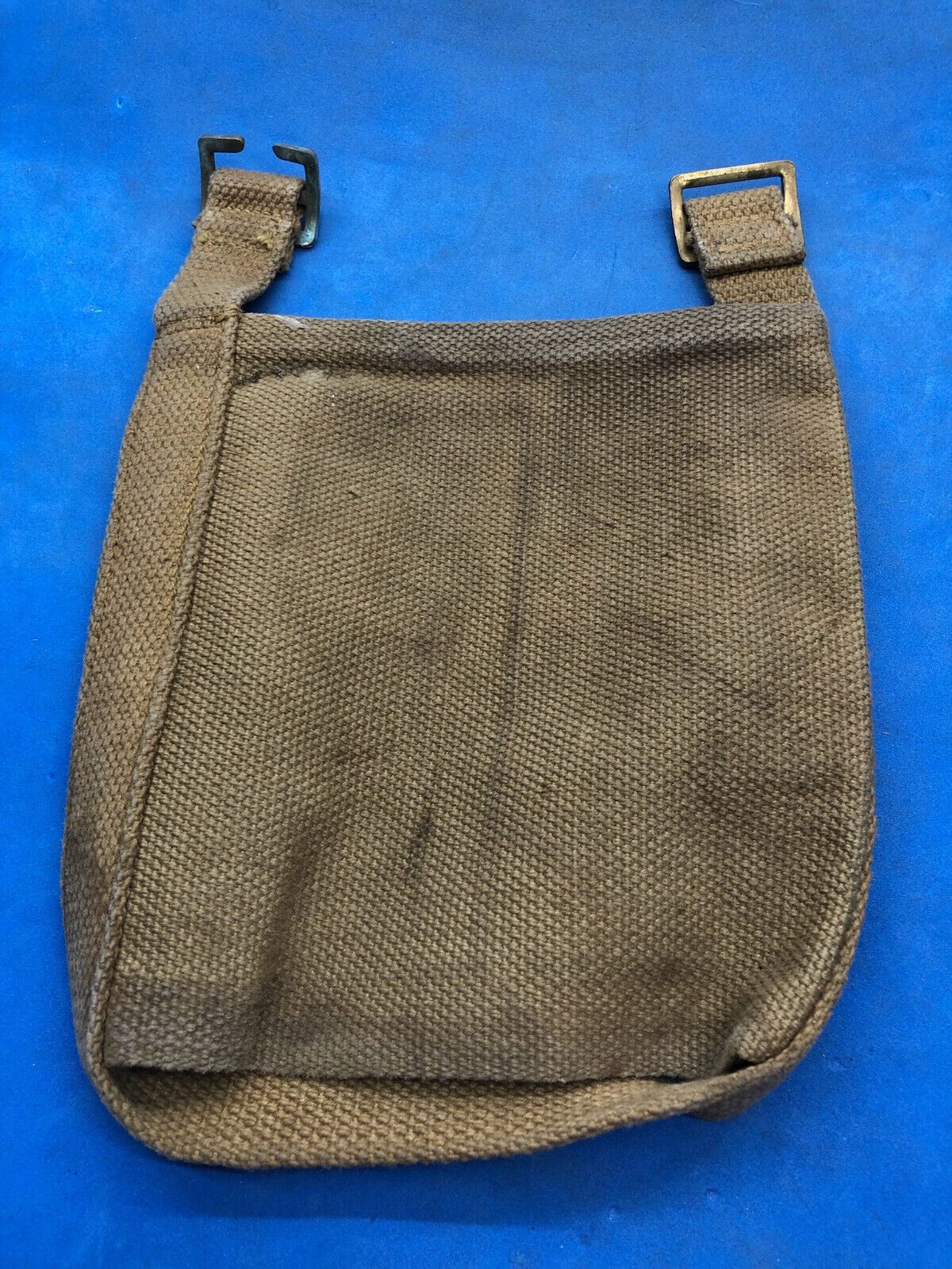 WW2 British Army 37 Pattern Webbing Water Bottle Carrier Harness - 1944 Dated - The Militaria Shop