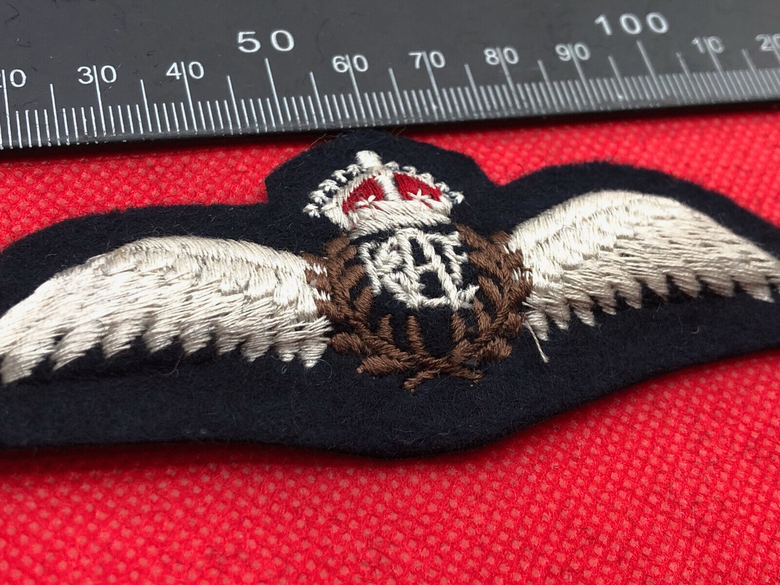 Canadian Air Force Royal Canadian Air Force RCAF WW2 Pilots Wings Kings Crown - The Militaria Shop