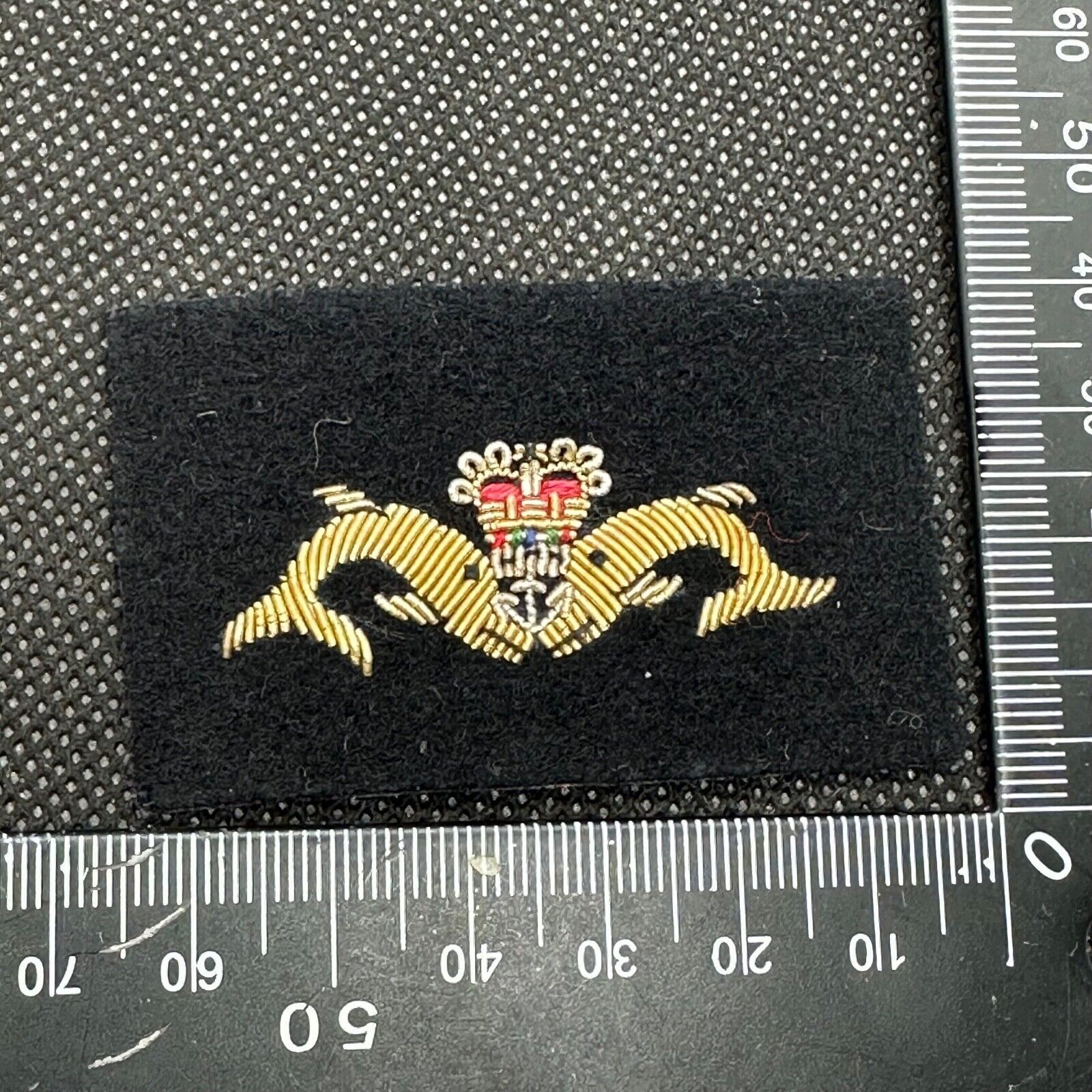 British Royal Navy Submariners Bullion Cap / Beret / Blazer Badge - UK Made - The Militaria Shop