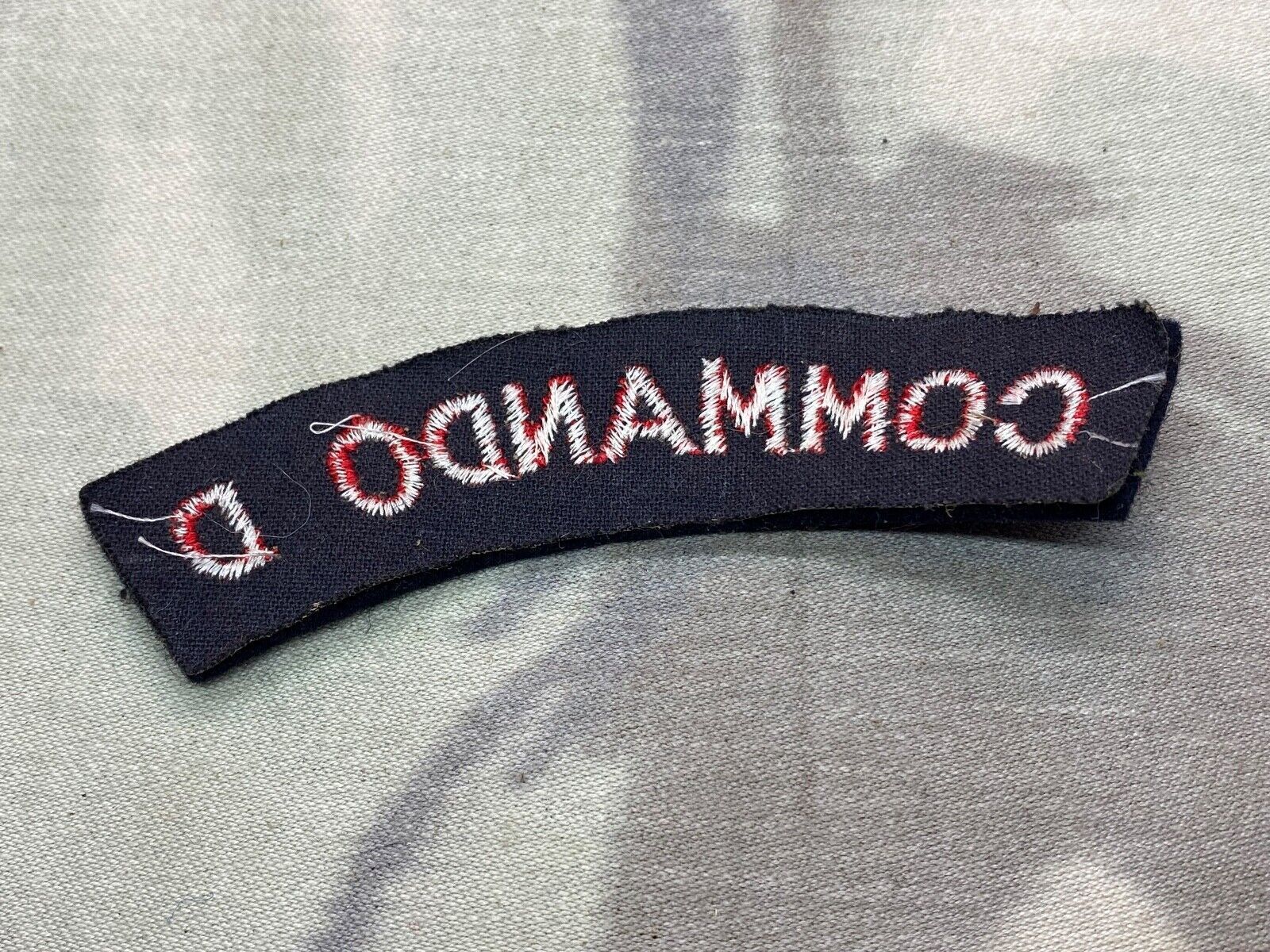British Army - Commando D Regiment Shoulder Title - Reproduction - The Militaria Shop