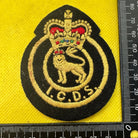 Original British Home Front Industrial Civil Defence Service I.C.D.S Queen Crown - The Militaria Shop