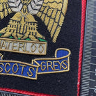 British Army Bullion Embroidered Blazer Badge - The Royal Scots Greys Regiment - The Militaria Shop