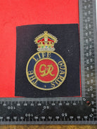 British Army Bullion Embroidered Blazer Badge - The Life Guards - King's Cr - The Militaria Shop