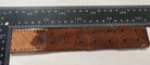 WW2 German Army belt leather fastening strip. Black leather reproduction. - The Militaria Shop