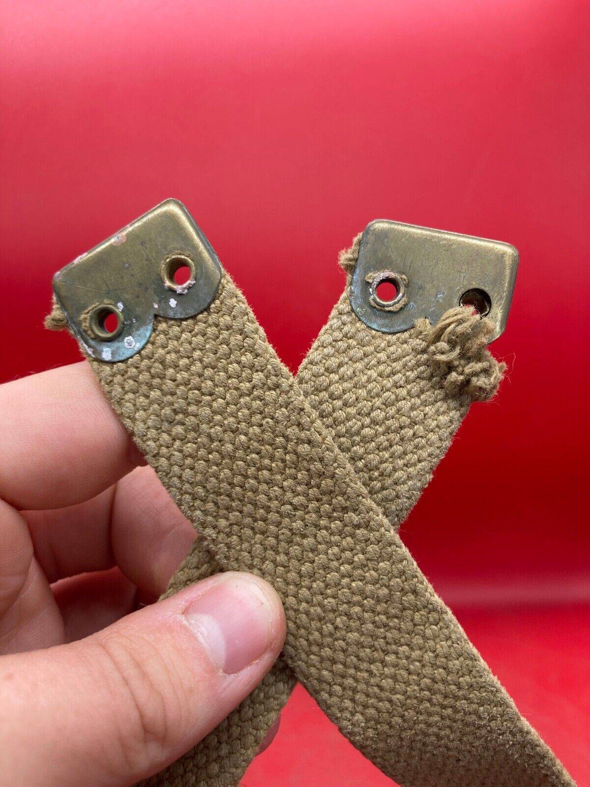 Original WW2 British Army 37 Pattern Shoulder / Cross Strap - The Militaria Shop