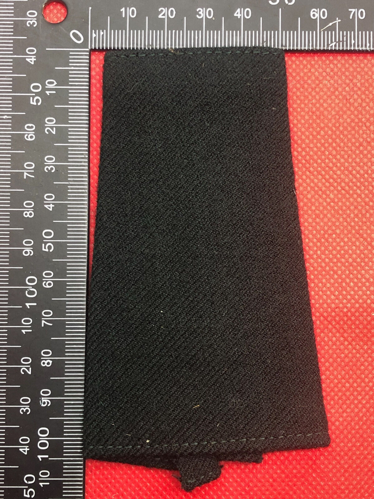 Genuine British Army Black Slip on Epaulette Shoulder Board Single - The Militaria Shop
