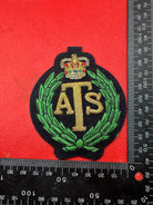 British Army Bullion Embroidered Blazer Badge - ATS - Auxiliary Territorial Serv - The Militaria Shop