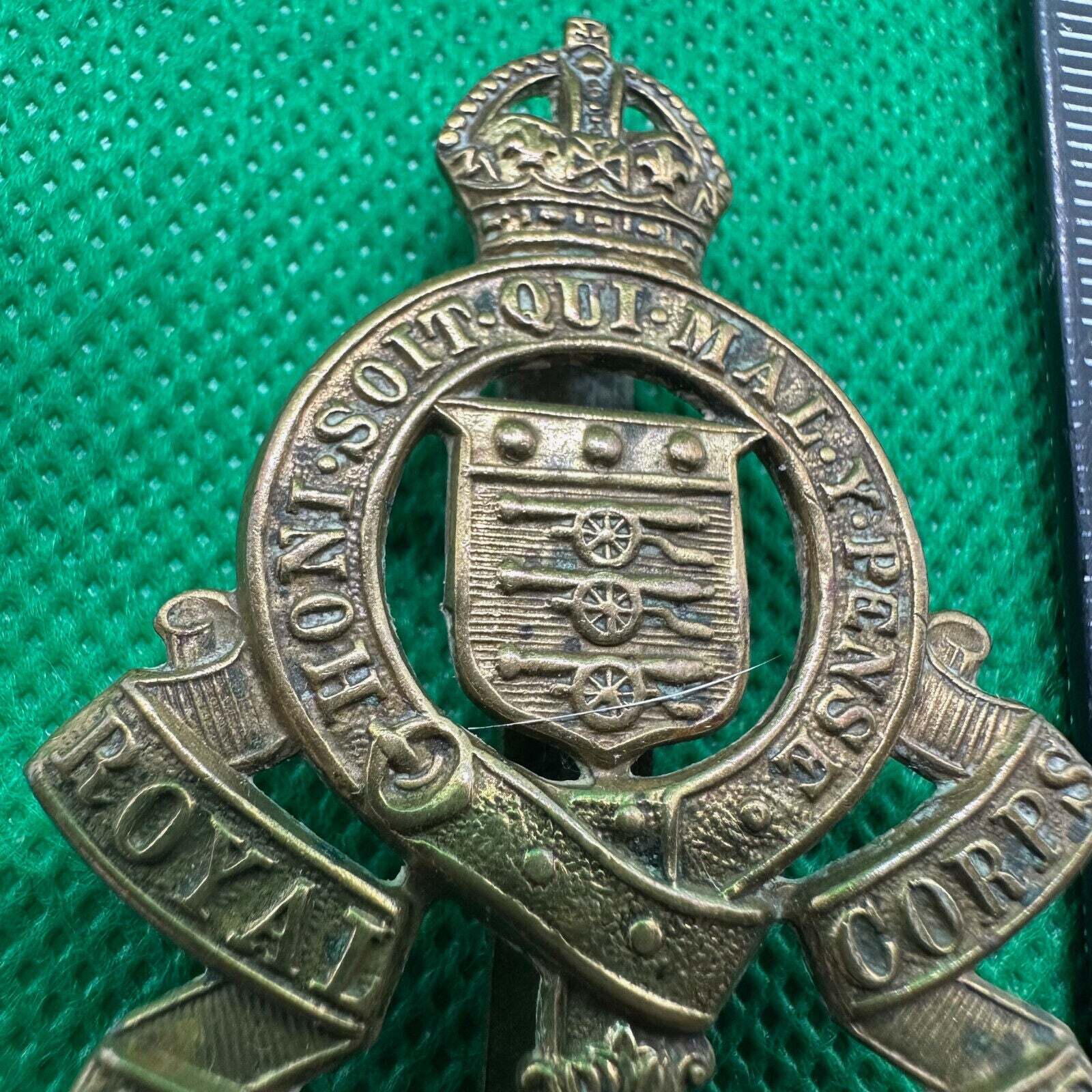 Original WW2 British Army Royal Army Ordnance Corps Cap Badge - The Militaria Shop