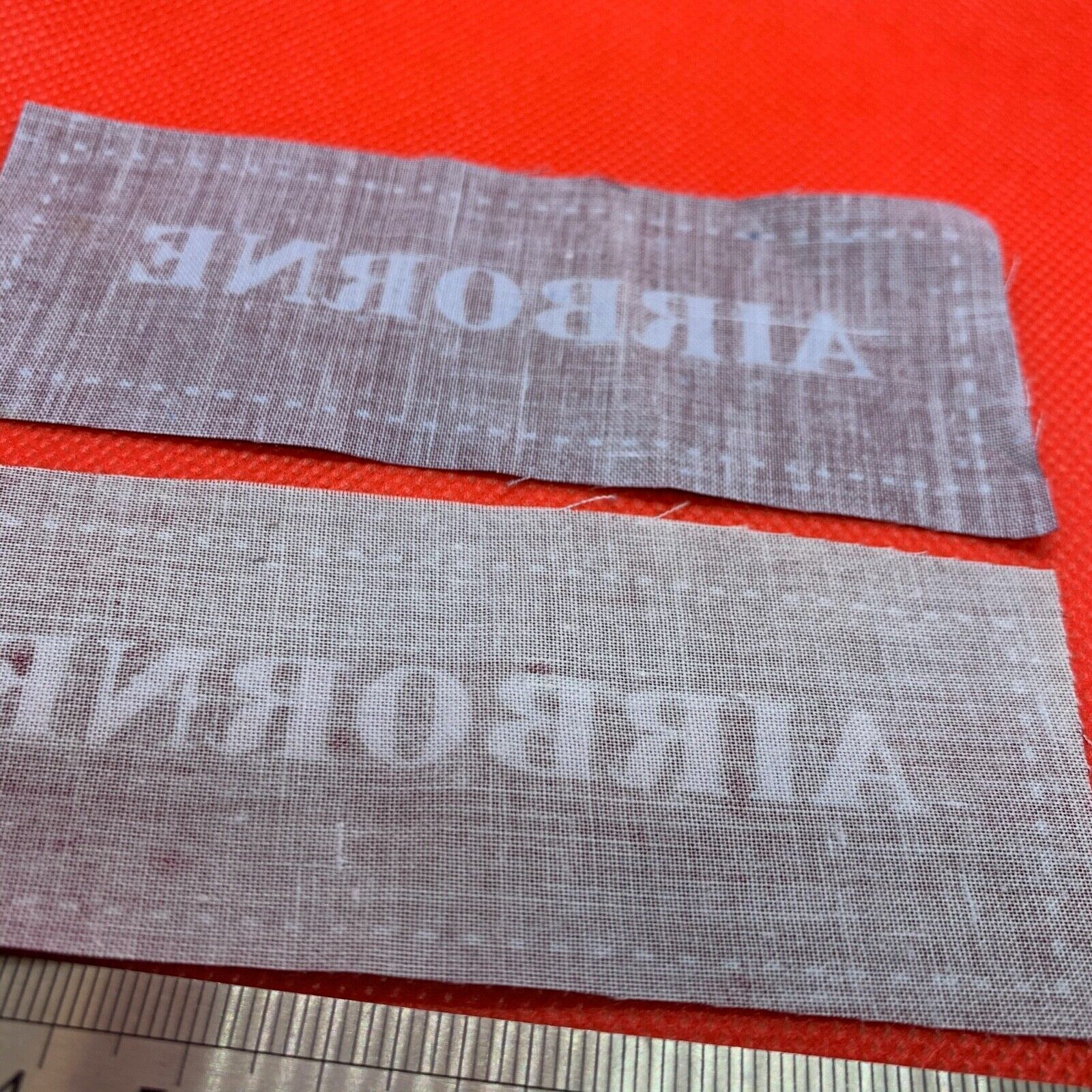 Pair of WW2 Style Printed Airborne Paratrooper Shoulder Titles - Reproduction #4 - The Militaria Shop