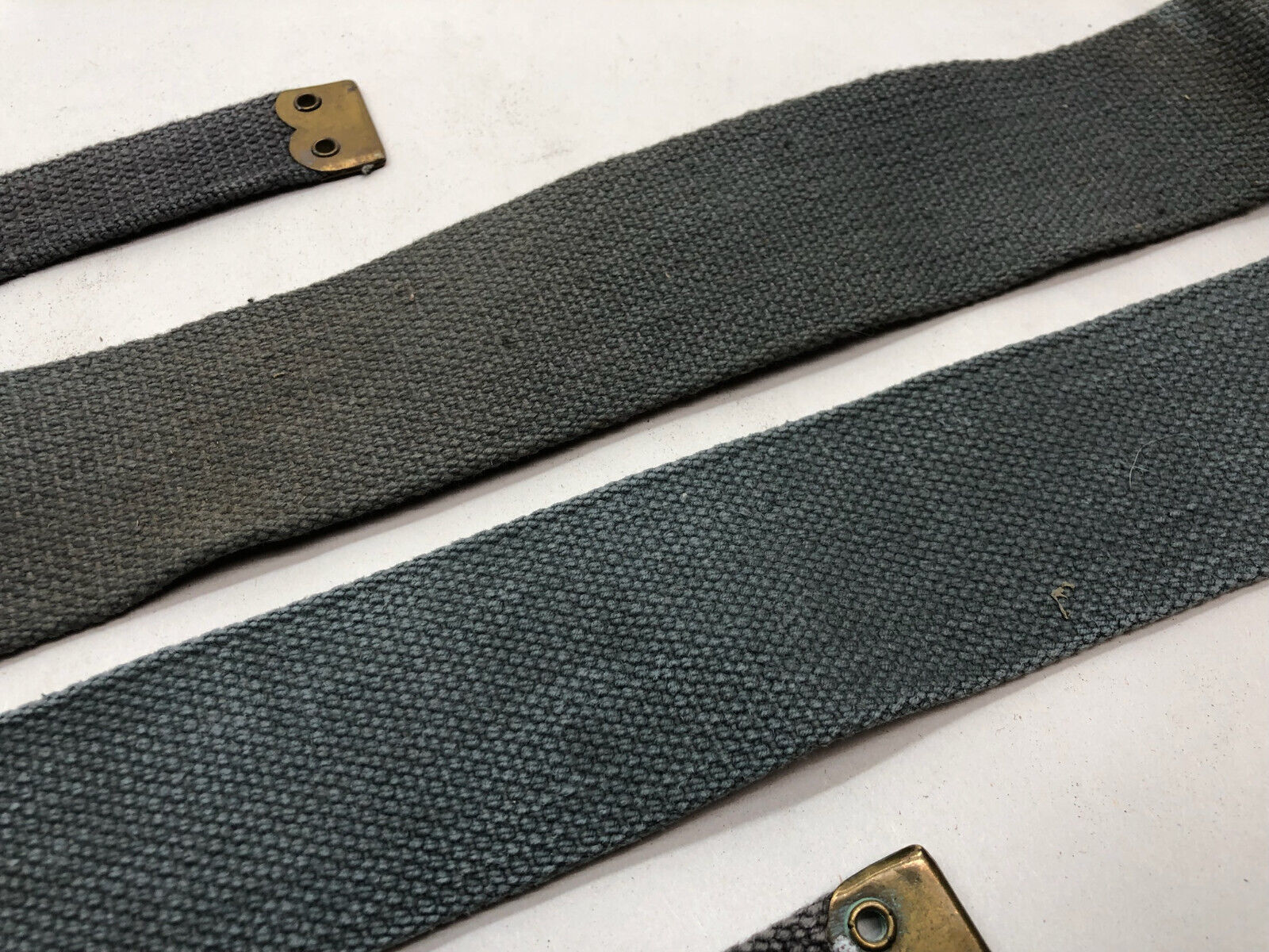 Original WW2 British Royal Air Force Blue 37 Pattern L Strap Set - The Militaria Shop