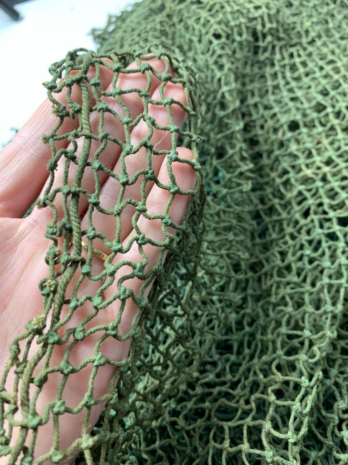 Original WW2 US Army Helmet Net US M1 / British Mk2 / Canadian Mk3 - The Militaria Shop