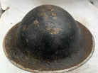 Original WW2 Combat Helmet - British / South African Army Mk2 Brodie Helmet - The Militaria Shop