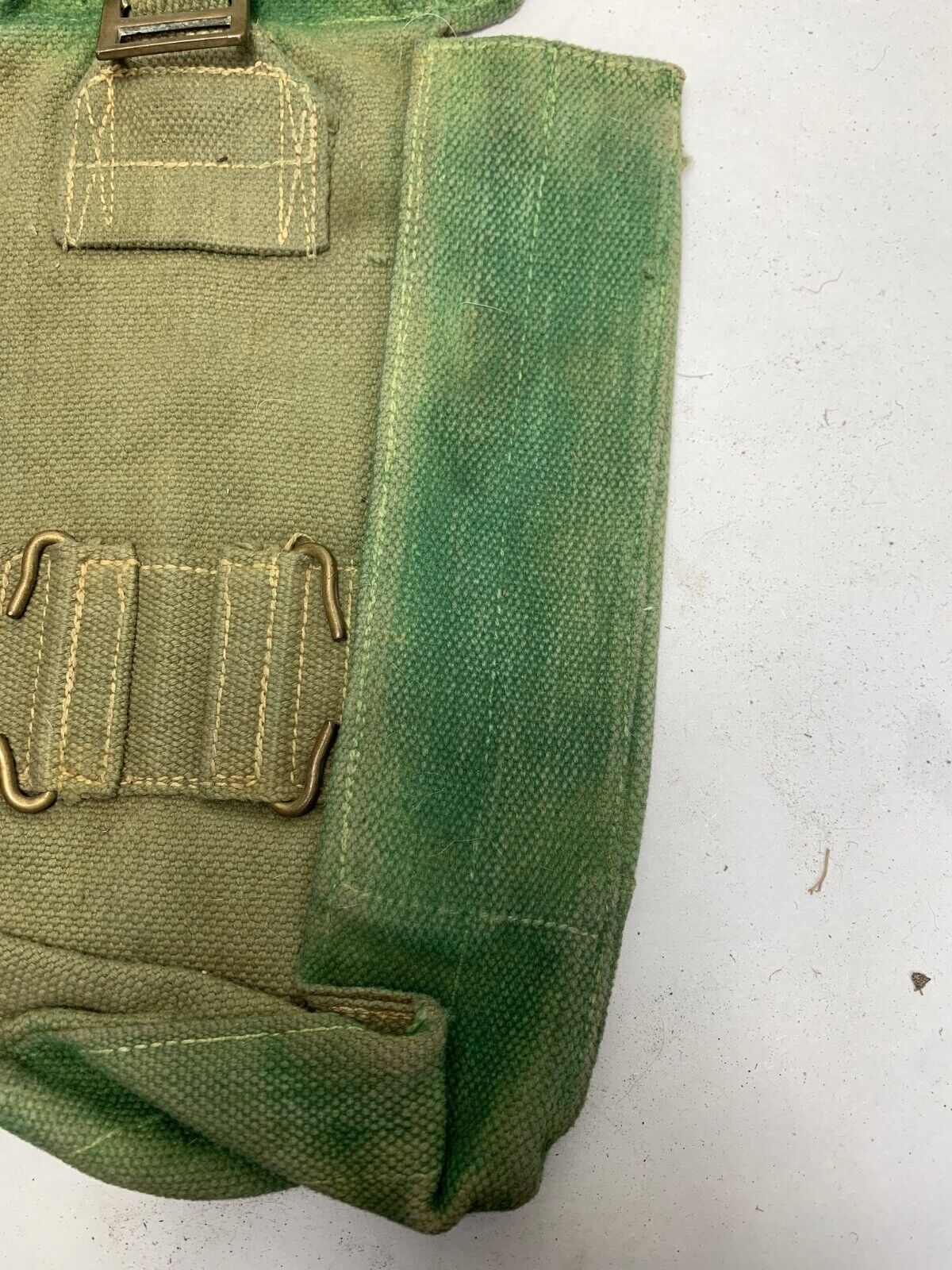 Original WW2 Pattern 37 Pattern British Army Webbing Bren Pouch - The Militaria Shop